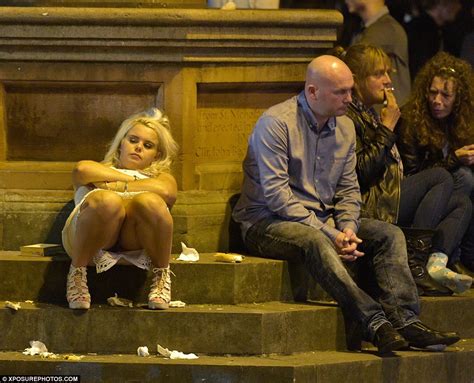 Shocking Images Show Bank Holiday Revellers On Night Out In Newcastle Daily Mail Online