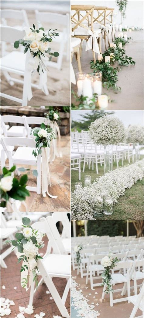 Minimalist Outdoor Greenery Wedding Aisle Decor Ideas Sunflower Wedding