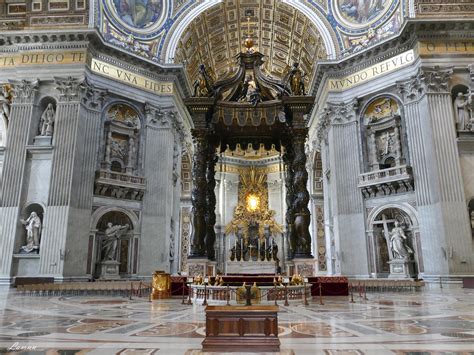 Interior Of St Peters Basilica