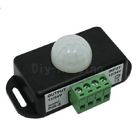 Pir 8 Dc 12v 24v 8a Automatic Infrared Motion Sensor Pir Switch For Led