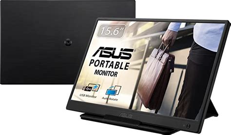 Asus Zenscreen Mb165b Monitor Usb Portátil 156 Pulgadas Hd 1366 X