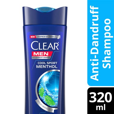 Clear Men Anti Dandruff Shampoo Cool Sport Menthol 320ml Csi Supermarket