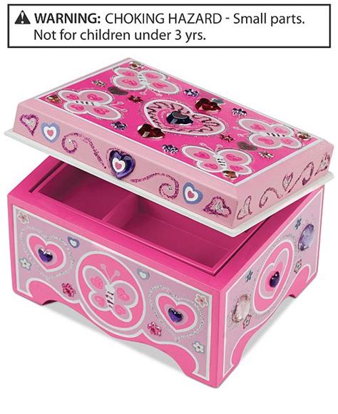 Melissa And Doug Kids Decorate Your Own Jewelry Box Kit And Reviews