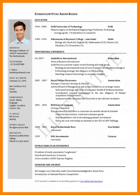 The term cv (curriculum vitae) is the british english name for this document. Frisch Cv Muster Word Englisch Curriculum Vitae English Word Lebenslauf Vorlage Curriculum Vitae ...
