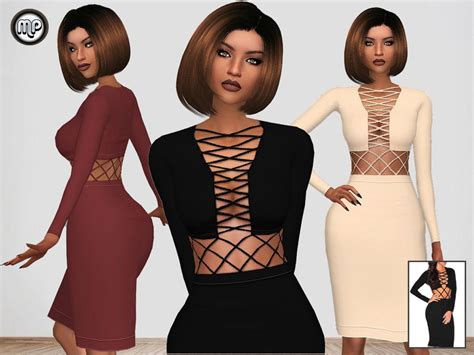 Mp Bandage Dress The Sims 4 Catalog