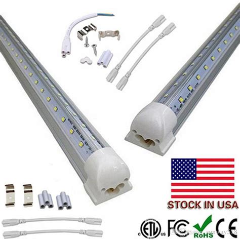 V Shaped Integrated T8 Led Tubes 5ft For Cooler Doors And Freezers 8ft