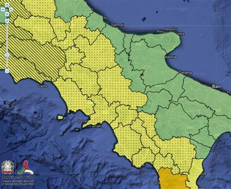 METEO Campania ALLERTA METEO gialla per Venerdì 13 Dicembre 2019