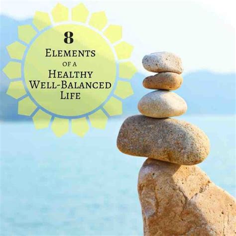 A Healthy Well Balanced Life
