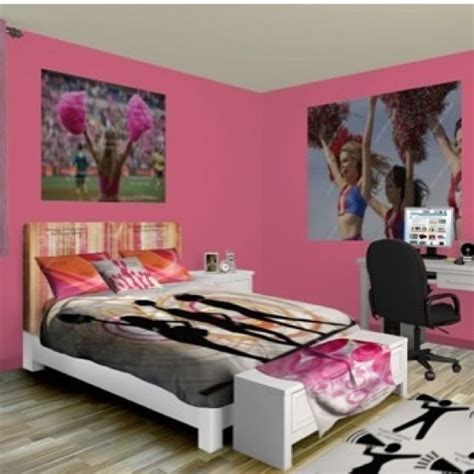 Perfect Bedroom For A Girl Who Loves Cheerleading A Cheerleading
