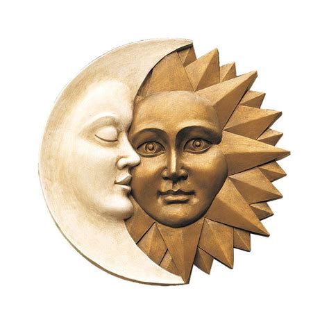 Sun And Moon Wall Sculpture Moon Art Wall Sculptures Wall Sculpture Art