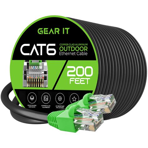 Buy Gearit 696m Cat6 Direct Burial Ethernet Cable Cat 6 Outdoor