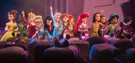 Disney Princesses In Ralph Breaks The Internet All Scenes Youtube