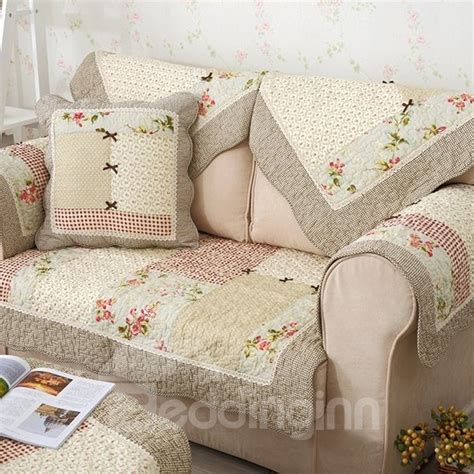 Three seaters (sofa it is almighty ,universal ,elastic. Winter Cotton Handmade Three-dimensional Embroidery ...