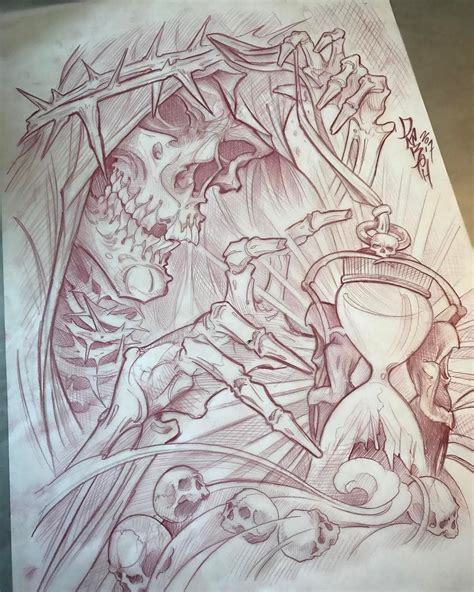 Pin By Slengtattoo On Черепа Skulls Sketch Tattoo Design Skull