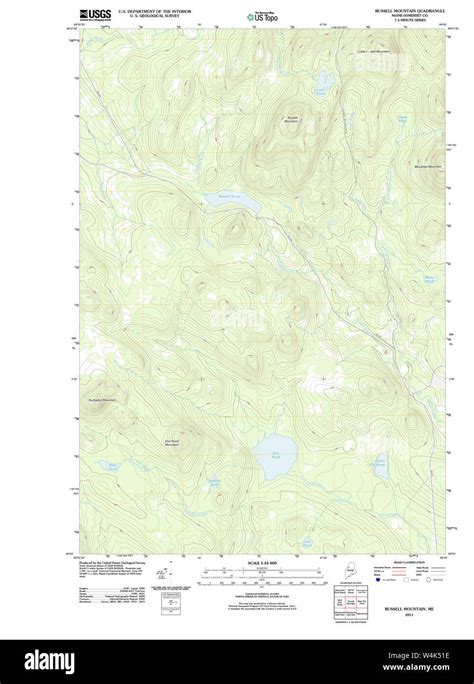 Maine Usgs Historical Map Russell Mountain 20110906 Tm Restoration