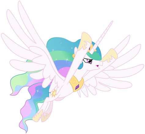 Princess Celestia Flying In Distress By Caliazian On Deviantart