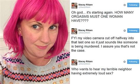 Stacey Ritzen Live Tweets Neighbors Loud Sex And Even Includes Audio