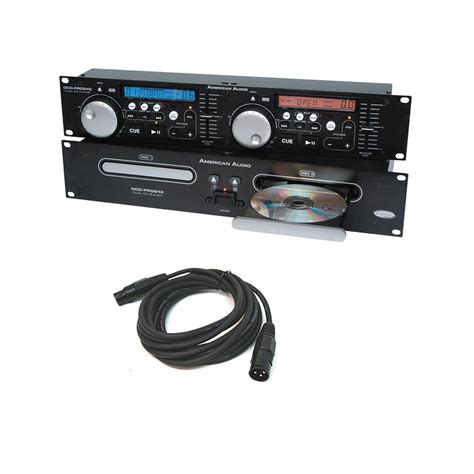 American Audio Dcd Pro 240 Pro Dj Dual Rack Mount Cd Player With 15