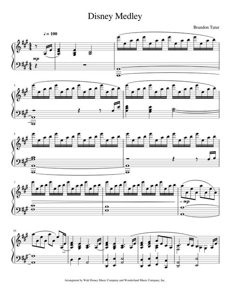 Free Free 98 Beginner Disney Songs Piano Sheet Music SVG PNG EPS DXF File