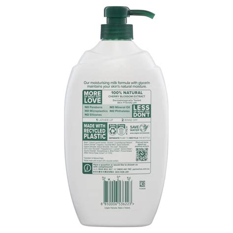 buy palmolive naturals body wash cherry blossom 1 litre online at chemist warehouse®