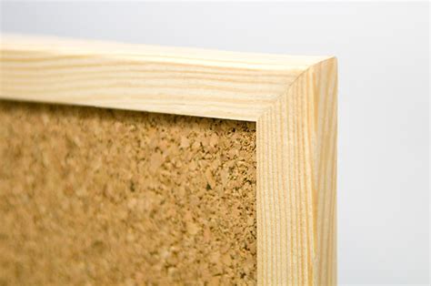 Cork Board Cork Pin Board With Wooden Frame 60x120cm