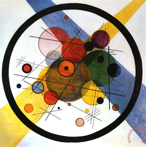 Wassily Kandinsky Circles In Circle Art Print For Sale