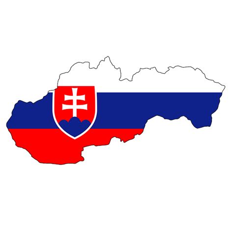 Die polnische flagge ist eine vertikale trikolore und zeigt in der mitte das nationale emblem. Kostenlose Illustration: Slowakei, Karte, Flagge, Kontur ...