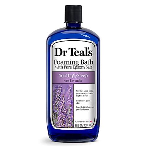 Dr Tealâ€™s Foaming Bath With Pure Epsom Salt Soothe And Sleep With Lavender 34 Fl Oz Buy Buy