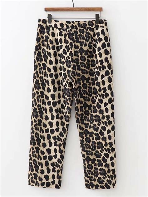 Leopard Print Pants Leopard Print Pants Printed Pants Leopard Print