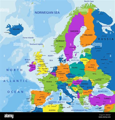 Europe Map High Resolution