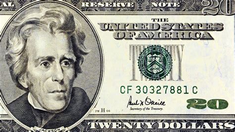 Andrew Jackson The Twenty Dollar Bill