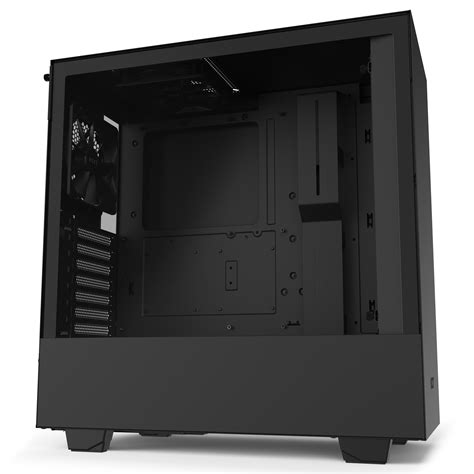 Nzxt H Mid Tower Gaming Pc Case Atx Tempered Glass Panel X Mm Fan Matte Black