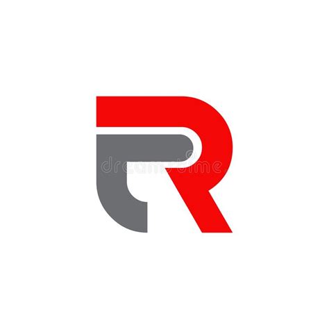 R Letter Logo Design Vector Stock Vector Illustration Of Brand