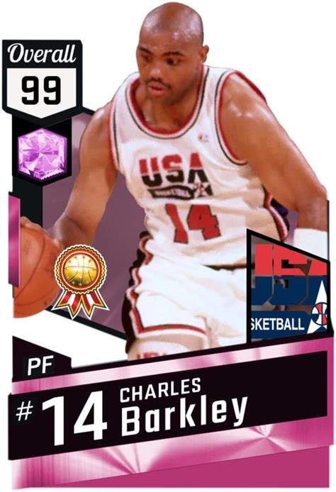 Shop comc's extensive selection of all items matching: Charles Barkley (99) MyTEAM Pink Diamond Card | Nba funny, Basketball legends, Nba players