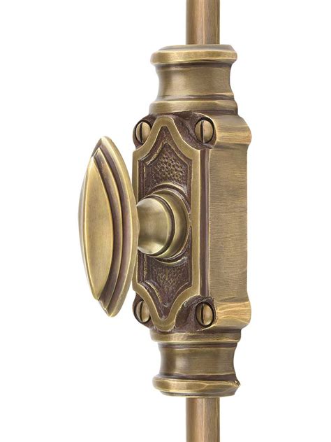 Classic Brass Cremone Bolt 4 Foot Length In Antique By Hand House