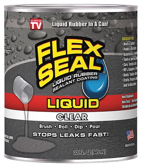 Flex Seal Leak Sealer Clear 55ke53lfsclrr32 Grainger
