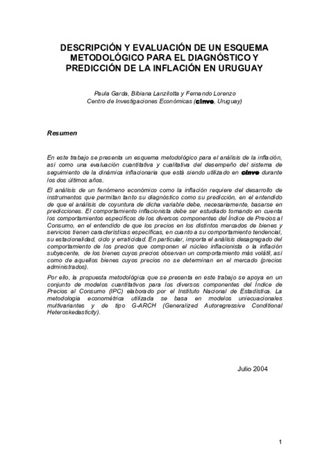 pdf descripción y evaluación de un esquema metodológico para el diagnóstico y predicción de la