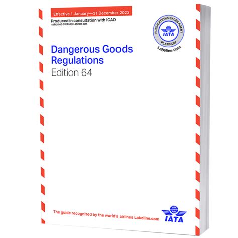 Iata Dangerous Goods Regulations Publications 2023 Labeline