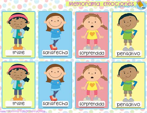 Memorama De Emociones Para Niños Pdf