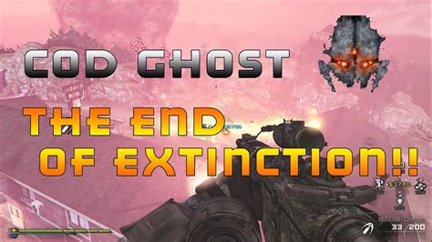 Call Of Duty Ghost Cod Ghost The End Of Extinction Youtube