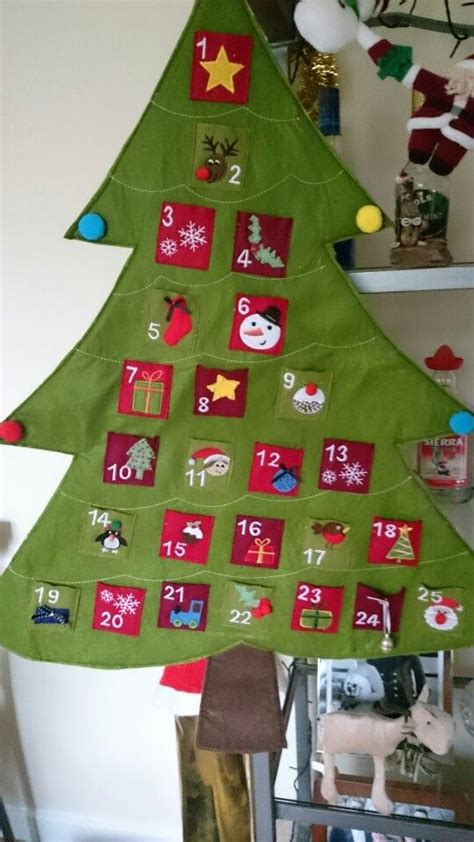 Revamped The Old Advent Calendar With Extra Felt Characters Old