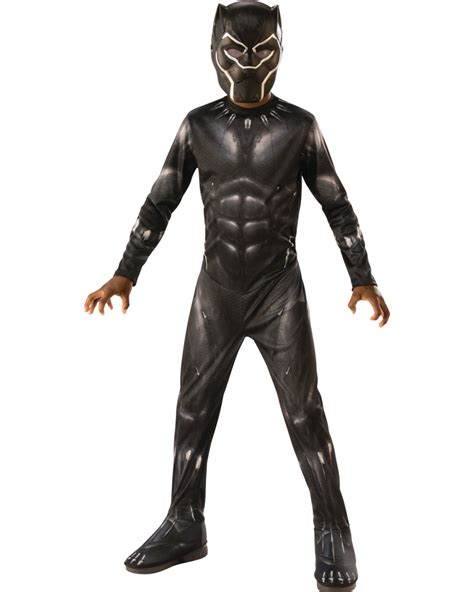 Black Panther Original Suit Classic Boys Costume