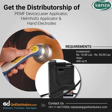 Get The Distributorship Of Pemf Device Laser Applicator Helmholtz Applicator And Hand Electrodes