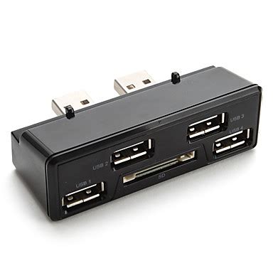 Maybe you would like to learn more about one of these? 4-Port USB Hub with SD Memory Card Reader for PS3 Slim (Black) 317390 2016 - $6.95