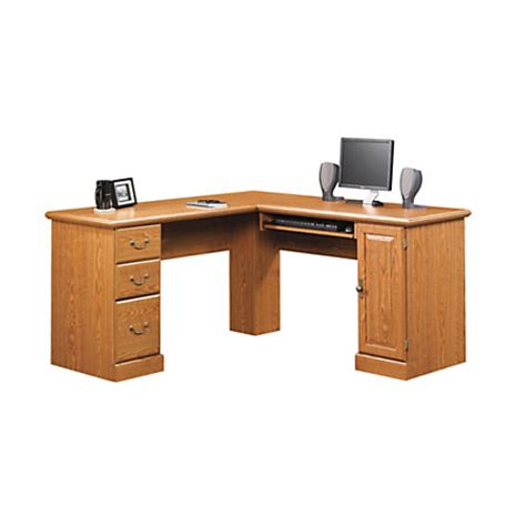 Our professional employees will provide assistance in identifying the product you're searching for. Sauder Orchard Hills Corner Computer Desk 30 14 H x 84 18 ...