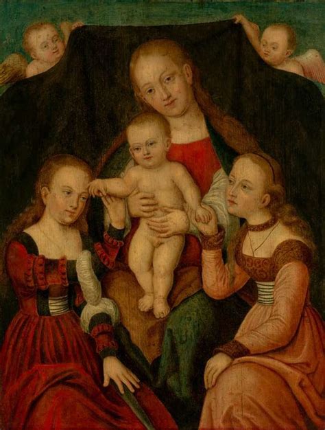 Lucas Cranach The Elder The Mystical Marriage Of St Catherine St