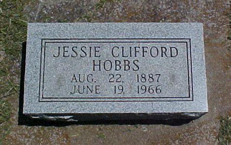 Jessie Clifford Hobbs 1897 1966 Find A Grave Memorial