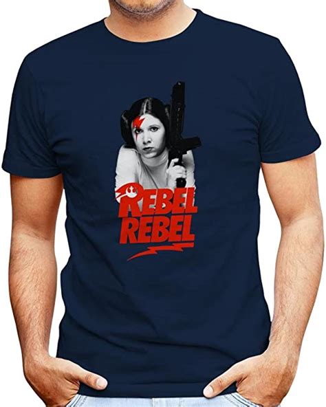 Princess Leia Rebel Rebel Star Wars Mens T Shirt Amazonde Bekleidung