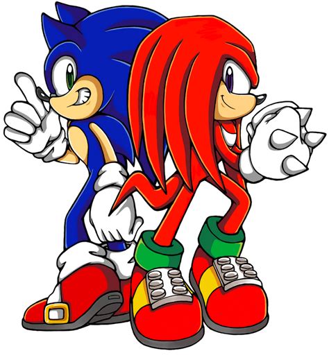 Sonic And Knuckles By Pendulonium On Deviantart