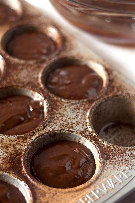 Molten Chocolate Lava Cakes In Muffin Tins Borrowed Bites